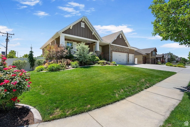 809 W 1320 N, West Bountiful, UT 84087 - craftsman-style house featuring board and batten siding, a garage, and driveway