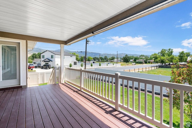 809 W 1320 N, West Bountiful, UT 84087 - wooden deck featuring a fenced backyard