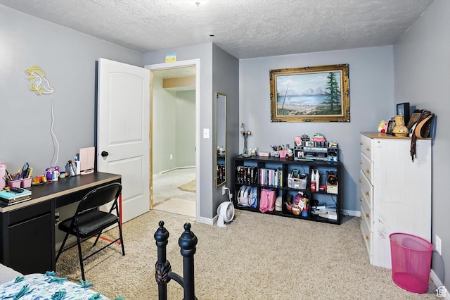 758 N 400 E, Tremonton, UT 84337 - carpeted bedroom featuring a textured ceiling and baseboards