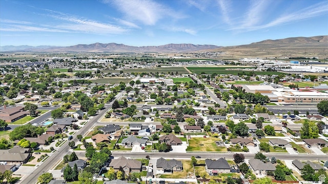 758 N 400 E, Tremonton, UT 84337 - aerial perspective of suburban area featuring a mountainous background
