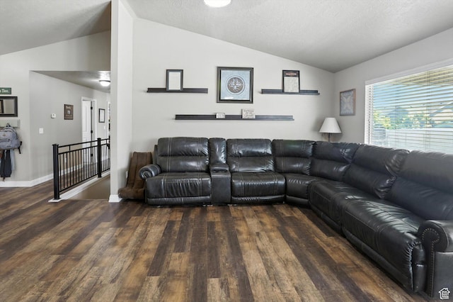758 N 400 E, Tremonton, UT 84337 - living area with lofted ceiling and wood finished floors