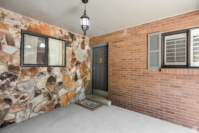 1657 E 1500 N, Logan, UT 84341 - entrance to property featuring brick siding and stone siding
