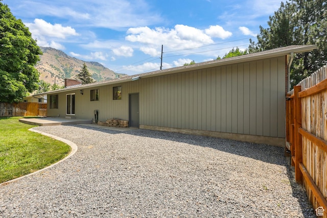 1657 E 1500 N, Logan, UT 84341 - back of property with a mountain view and a patio