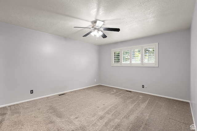 1657 E 1500 N, Logan, UT 84341 - carpeted empty room featuring a ceiling fan and a textured ceiling