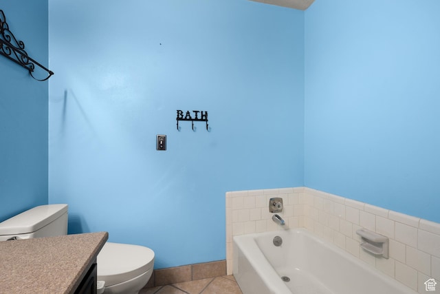 1657 E 1500 N, Logan, UT 84341 - bathroom featuring a garden tub, tile patterned floors, and vanity