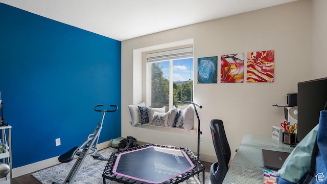 3417 S Kenna Ln Unit 1, West Haven, UT 84401 - home office with wood finished floors and baseboards