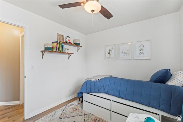 573 E Compass Cir S, North Salt Lake, UT 84054 - bedroom featuring wood finished floors and ceiling fan