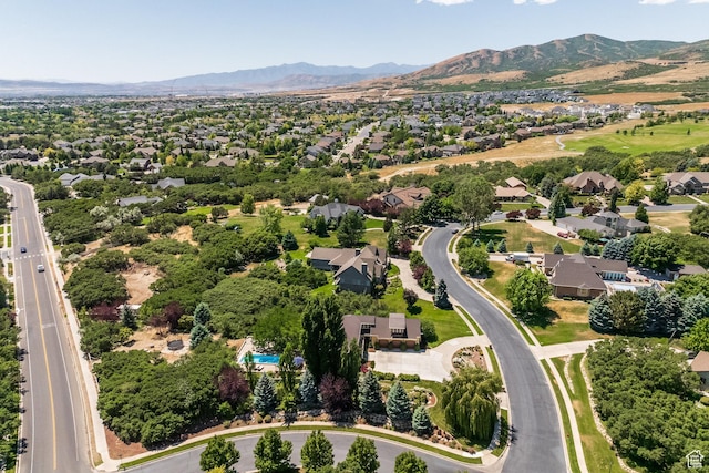 897 W Pfeifferhorn Dr, Alpine, UT 84004 - aerial view of residential area with a mountainous background