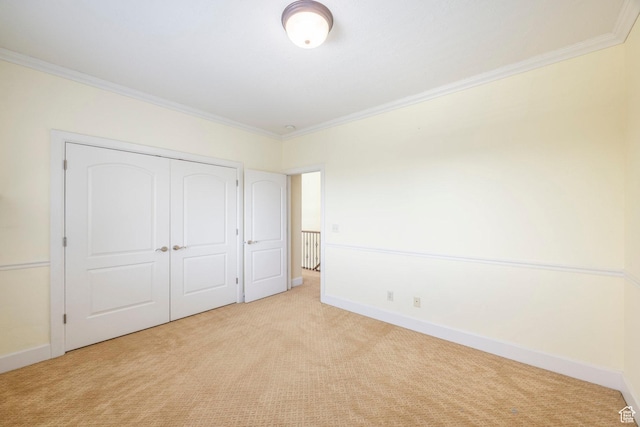 897 W Pfeifferhorn Dr, Alpine, UT 84004 - unfurnished bedroom with ornamental molding, carpet flooring, and a closet
