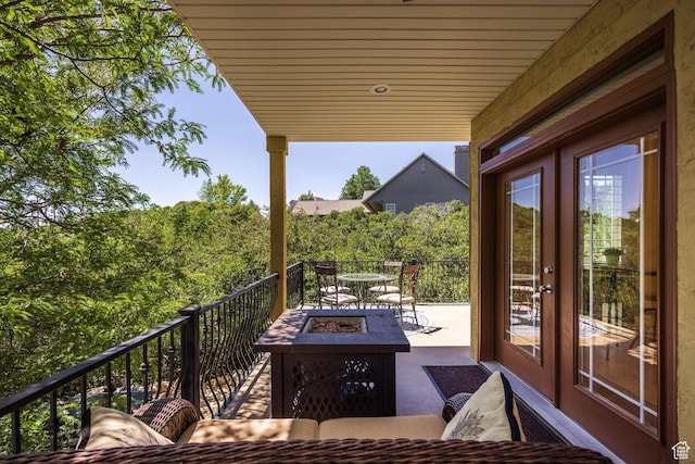897 W Pfeifferhorn Dr, Alpine, UT 84004 - wooden deck featuring a fire pit