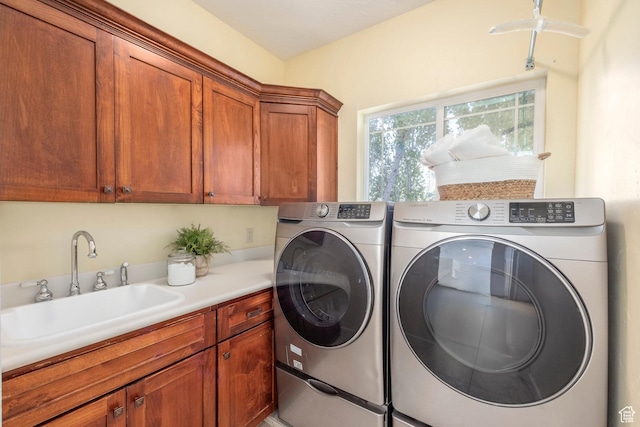 897 W Pfeifferhorn Dr, Alpine, UT 84004 - laundry room with independent washer and dryer and cabinet space