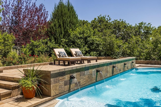 897 W Pfeifferhorn Dr, Alpine, UT 84004 - outdoor pool with a patio area