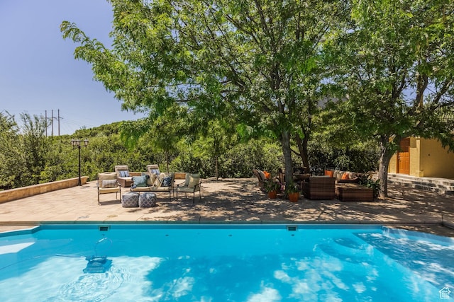 897 W Pfeifferhorn Dr, Alpine, UT 84004 - outdoor pool with outdoor lounge area and a patio area