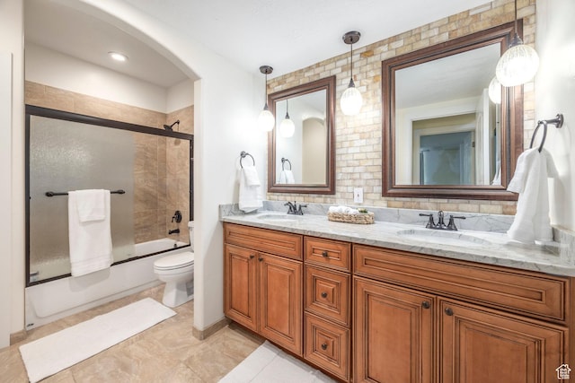897 W Pfeifferhorn Dr, Alpine, UT 84004 - full bathroom with double vanity and enclosed tub / shower combo