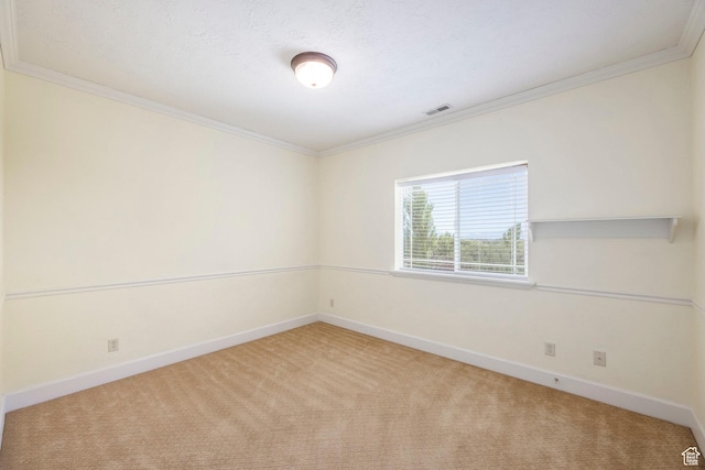 897 W Pfeifferhorn Dr, Alpine, UT 84004 - carpeted empty room featuring crown molding