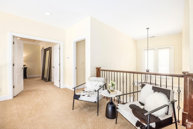 897 W Pfeifferhorn Dr, Alpine, UT 84004 - living area with light carpet and baseboards