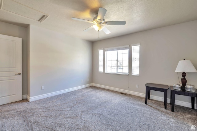 483 W 3500 N, Pleasant View, UT 84414 - unfurnished room with carpet floors, ceiling fan, and a textured ceiling