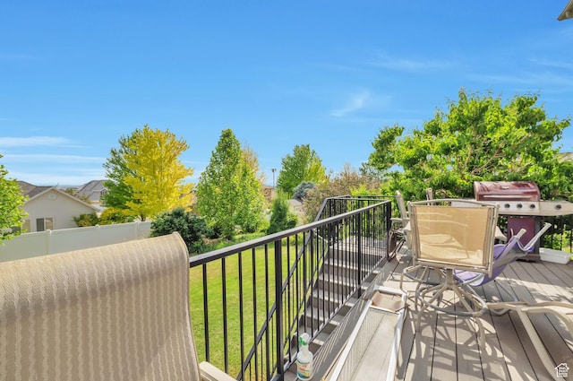 483 W 3500 N, Pleasant View, UT 84414 - balcony featuring area for grilling