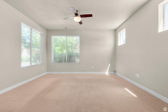 1012 W Willow Wind Dr, Farmington, UT 84025 - empty room with ceiling fan and light colored carpet