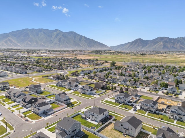 1346 W 1250 S, Springville, UT 84663 - aerial view of residential area featuring a mountainous background