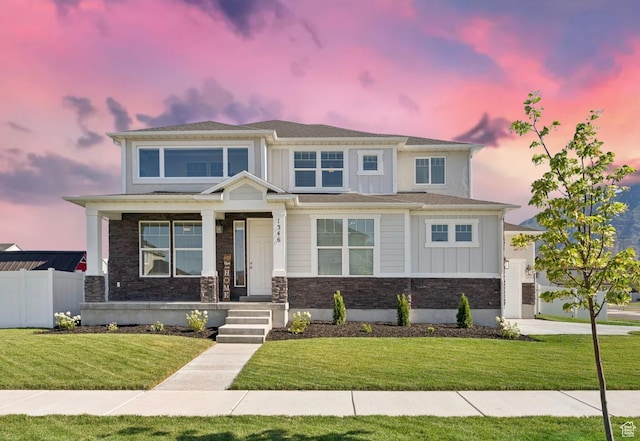 1346 W 1250 S, Springville, UT 84663 - view of front of property featuring stone siding and board and batten siding