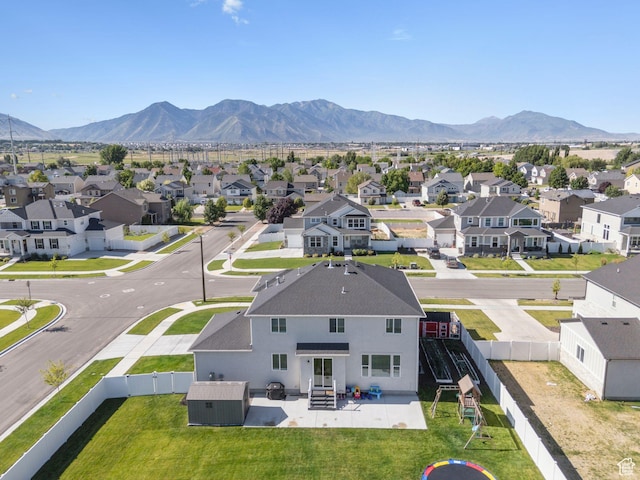 1346 W 1250 S, Springville, UT 84663 - aerial view of residential area with a mountain backdrop