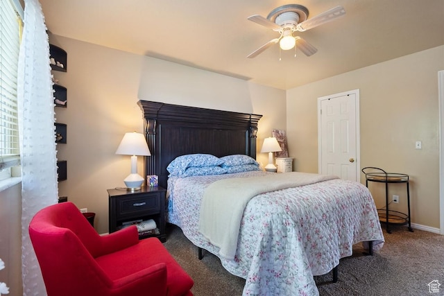 2132 W 2175 N, Clinton, UT 84015 - carpeted bedroom with a ceiling fan and baseboards
