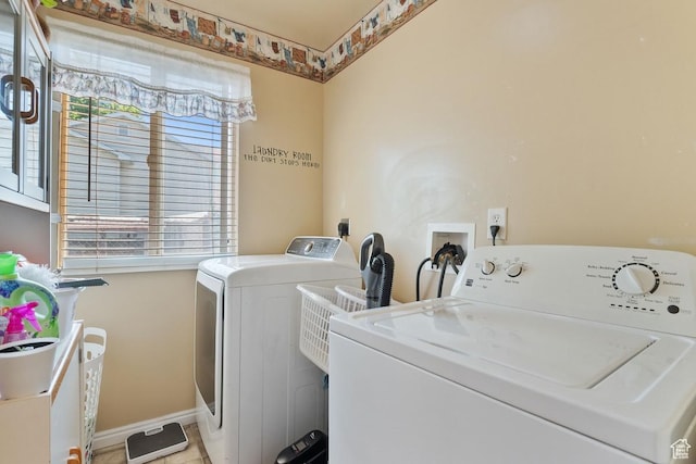 2132 W 2175 N, Clinton, UT 84015 - washroom featuring independent washer and dryer and healthy amount of natural light
