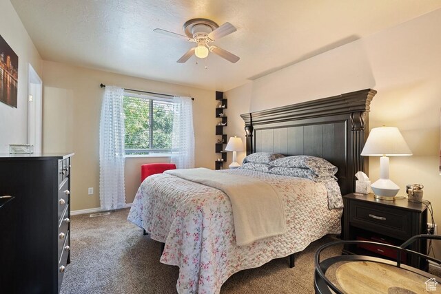 2132 W 2175 N, Clinton, UT 84015 - carpeted bedroom with ceiling fan and baseboards