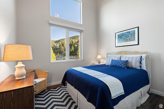 249 S Parkview Dr E, Park City, UT 84098 - bedroom featuring baseboards and wood finished floors