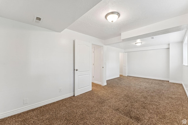631 E Clearwater Dr, Layton, UT 84041 - basement featuring carpet and a textured ceiling