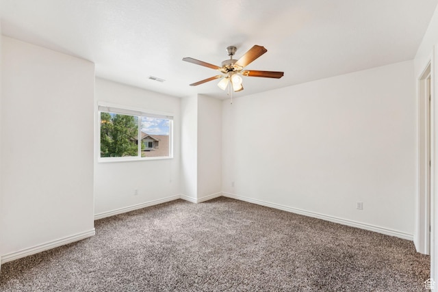 631 E Clearwater Dr, Layton, UT 84041 - carpeted empty room featuring ceiling fan and baseboards
