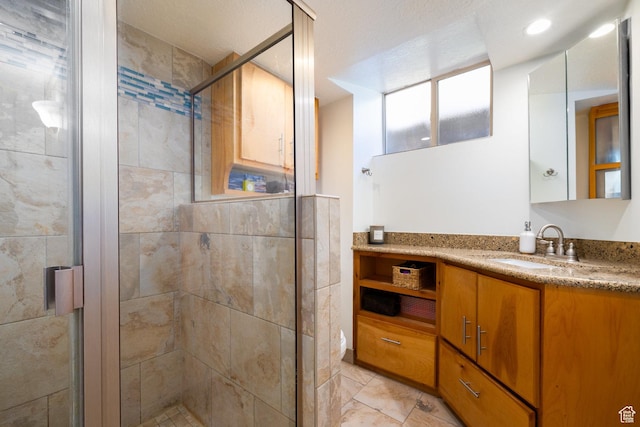 2400 E Logan Way S, Salt Lake City, UT 84108 - bathroom with vanity and a shower stall