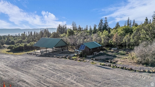 14961 N 12740 E, Mount Pleasant, UT 84647 - aerial view of a heavily wooded area and a mountainous background