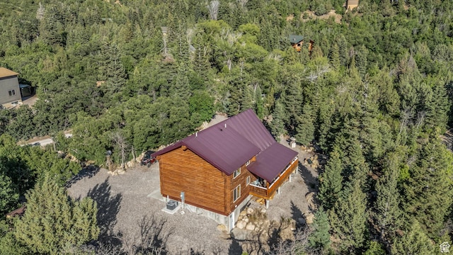 14961 N 12740 E, Mount Pleasant, UT 84647 - aerial view of property and surrounding area featuring a forest