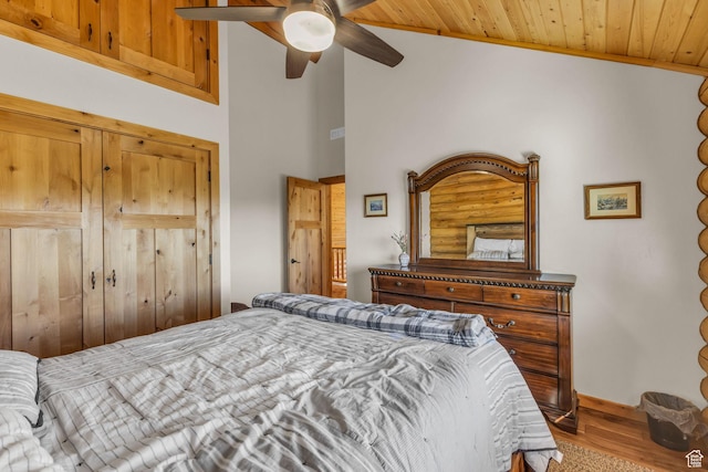 14961 N 12740 E, Mount Pleasant, UT 84647 - bedroom with wood finished floors, crown molding, and ceiling fan