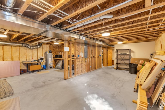 14961 N 12740 E, Mount Pleasant, UT 84647 - unfinished basement with electric panel and water heater