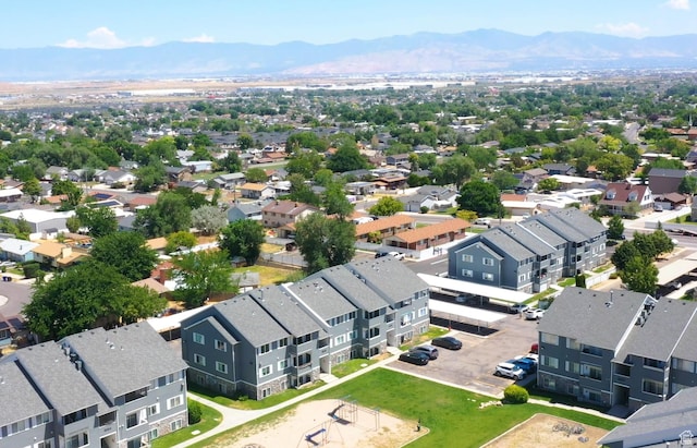 8048 W Copperfield Pl # 31, Magna, UT 84044 - aerial view of residential area with a mountain backdrop