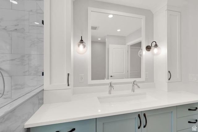 960 E 6740 S, Midvale, UT 84047 - bathroom with vanity and recessed lighting