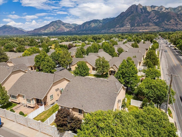 5588 S Farm Hill Dr, Salt Lake City, UT 84117 - aerial view of residential area with mountains