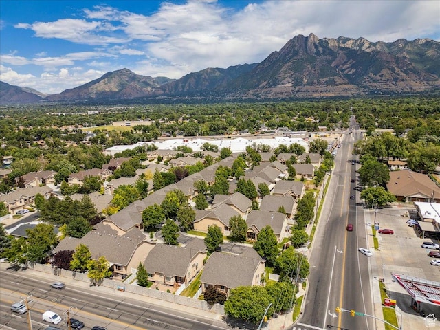 5588 S Farm Hill Dr, Salt Lake City, UT 84117 - aerial view of residential area with a mountain backdrop