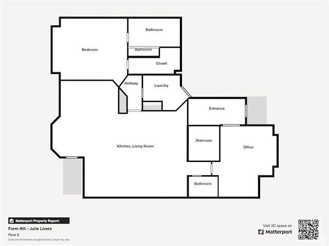 5588 S Farm Hill Dr, Salt Lake City, UT 84117 - view of property floor plan
