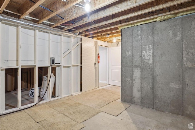 5588 S Farm Hill Dr, Salt Lake City, UT 84117 - view of unfinished basement