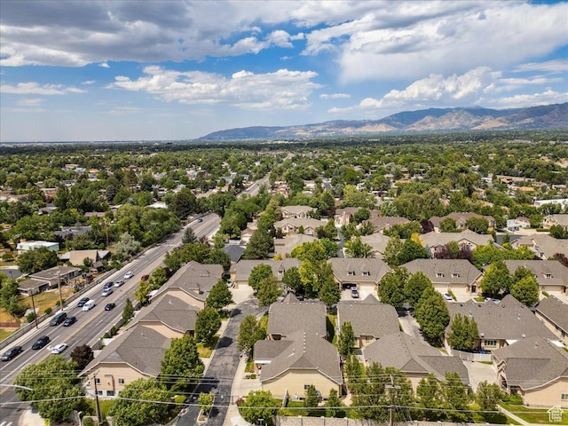 5588 S Farm Hill Dr, Salt Lake City, UT 84117 - aerial perspective of suburban area featuring mountains