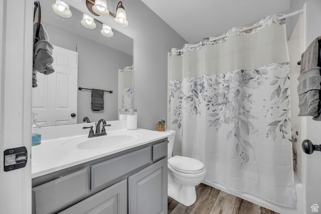 5548 S 3850 W, Roy, UT 84067 - full bath featuring vanity and wood finished floors
