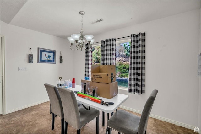 331 W 1910 S, Hurricane, UT 84737 - dining area with a chandelier and baseboards