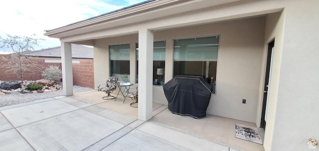 3040 E Lavatera Dr S, St George, UT 84790 - view of patio with area for grilling