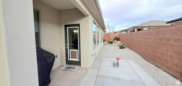 3040 E Lavatera Dr S, St George, UT 84790 - fenced backyard featuring a patio