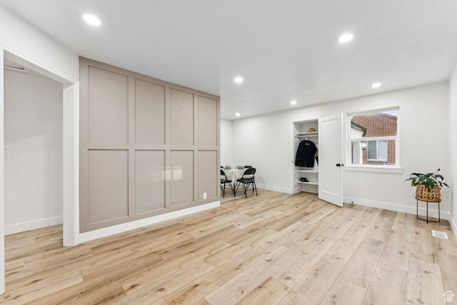 1043 S 1300 W, Salt Lake City, UT 84104 - basement with light wood-type flooring and recessed lighting