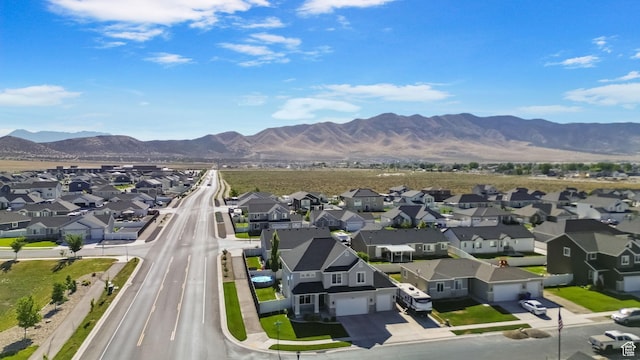4982 N Goosefoot Dr Unit 51, Eagle Mountain, UT 84005 - aerial view of residential area with a mountainous background